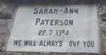PATERSON Sarah-Ann -1994
