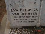 DEEMTER Eva Hedwiga, van 1880-1940