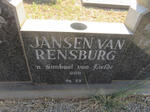 RENSBURG Jacobus Frederik, Jansen van 1900-1978 & Frederika Elizabeth 1907-1989
