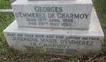 CHARMOY Georges, D'Emmerez de 1886-1963 & Josephine Marie 1889-1966