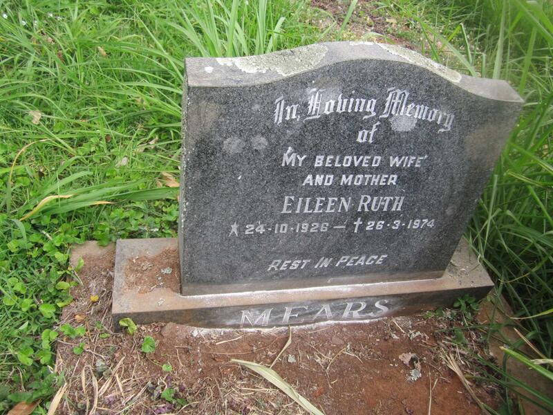 MEARS Eileen Ruth 1926-1974