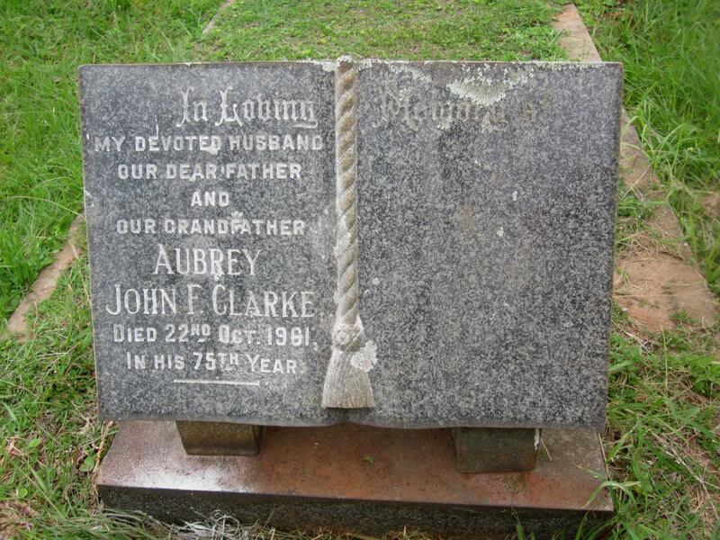 CLARKE Aubrey John E. -1961