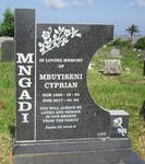 MNGADI Mbuyiseni Cyprian 1956-2017