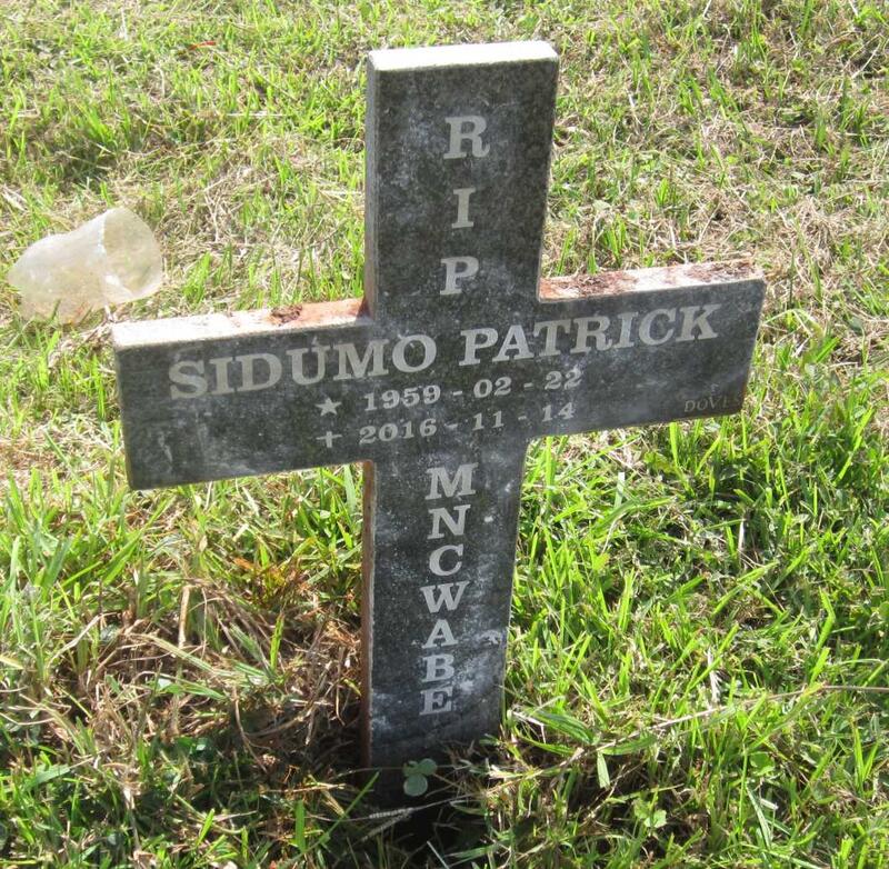 MNCWABE Sidumo Patrick 1959-2016