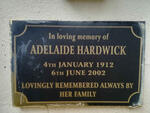 HARDWICK Adelaide 1912-2002