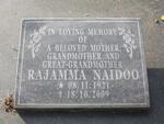 NAIDOO Rajamma 1921-2009