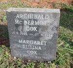 COX Archibald McDermott 1896-1964 :: COX Margaret Rubina 1911-1986