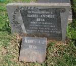 BECK Aubrey A.J. 1918-1994 & Mabel Andree STEGMANN 1922-1963
