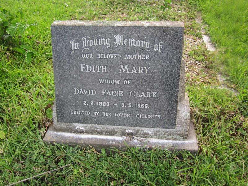CLARK Edith Mary 1880-1956