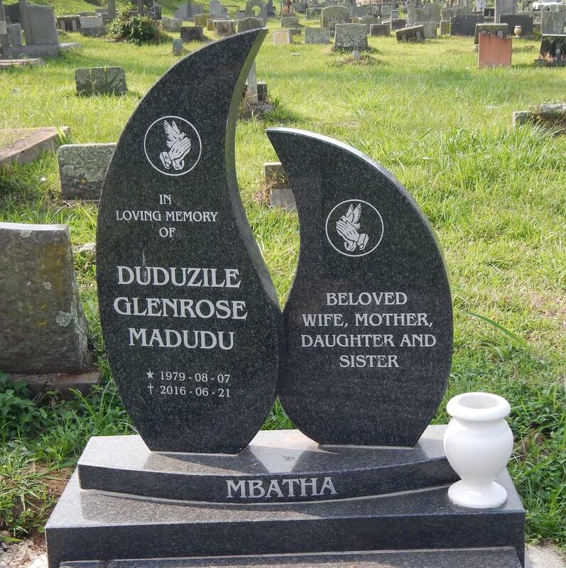 MBATHA Duduzile Glenrose Madudu 1979-2016