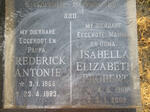 ZIJL Frederick Antonie, van 1955-1983 & Isabella Elizabeth Probert 1956-2009
