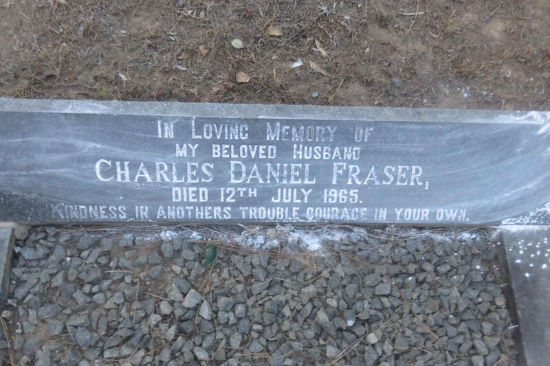 FRASER Charles Daniel -1965