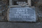 DAVIES Annie Georgina 1903-1991