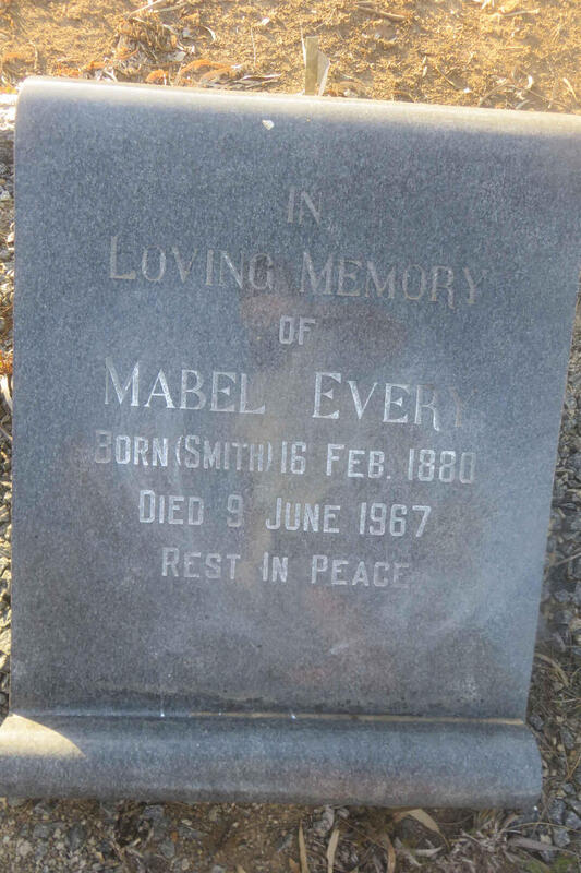 EVERY Mabel nee SMITH 1880-1967