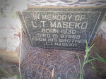 MASEKO L.T. 1930-1968