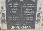 OPPERMAN Jacob Louis 1907-1970 & Maria Susanna REINEKE 1905-1965