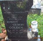GOLDEN Aubrey Gilbert 1935-1985