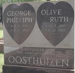 OOSTHUIZEN George Philliph 1922-1972 & Olive Ruth 1919-1983