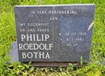 BOTHA Philip Roedolf 1925-1982