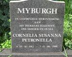 MYBURGH Cornelia Susanna Petronella 1913-1988