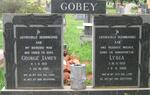 GOBEY George James 1931-1985 & Lydia 1932-2009