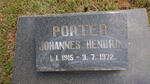 PORTER Johannes Hendrik 1915-1972
