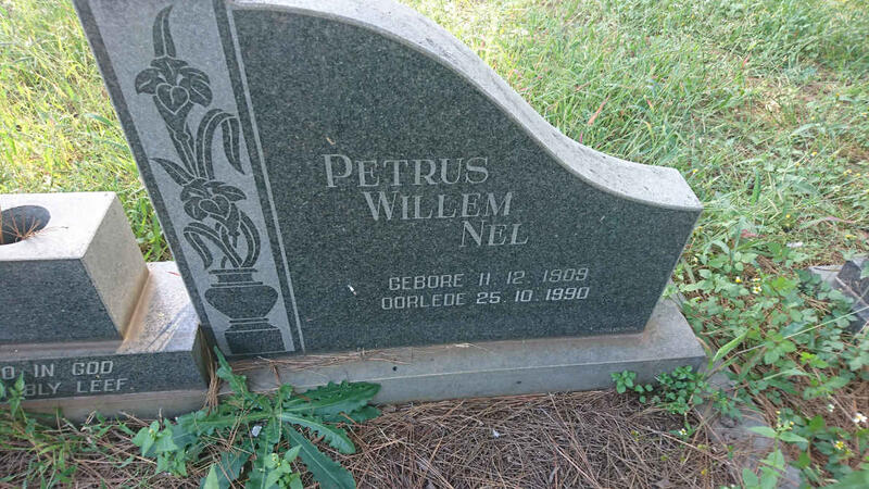NEL Petrus Willem 1909-1990