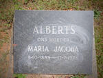 ALBERTS Maria Jacoba 1889-1976