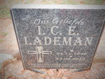 LADEMAN I.C.E. 1936-2015