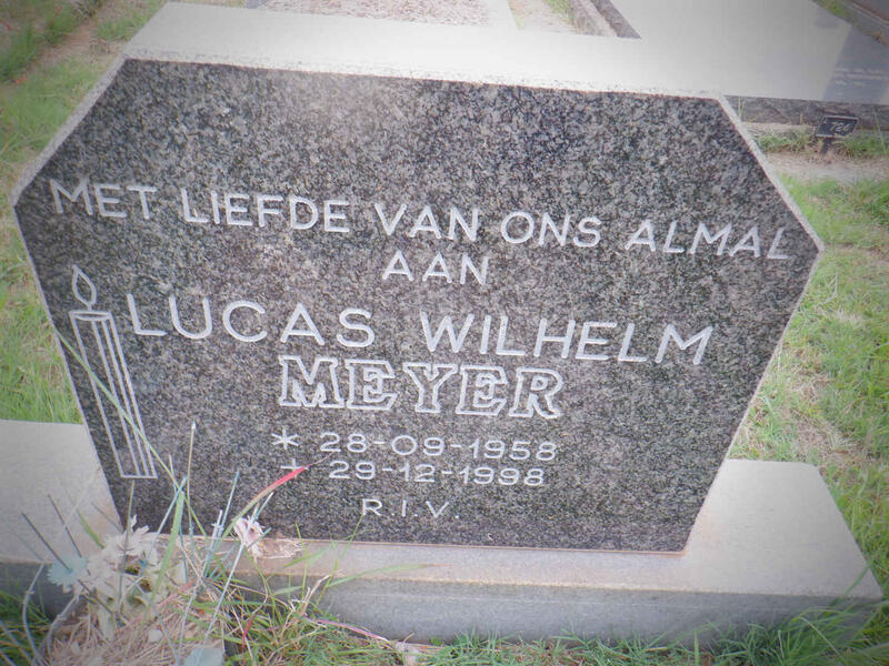 MEYER Lucas Wilhelm 1958-1998