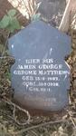 MATTHEWS James George Gerome 1887-1932 & Catharine Hellembrecht PERKENS 1892-1943