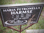 HARMSE Maria Petronella 1971-2009