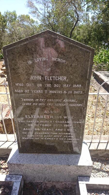 FLETCHER John -1888 & Elizabeth -1914