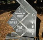 CLOETE Moses 1926-2011 & Dorothy 1929-2013