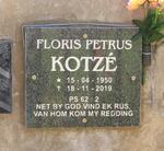 KOTZE Floris Petrus 1950-2019