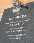 PREEZ Gerhard, du 1952-2014