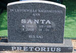 PRETORIUS Santa 1969-2008