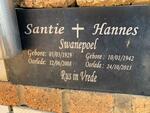 SWANEPOEL Santie 1929-2008 :: SWANEPOEL Hannes 1942-2015