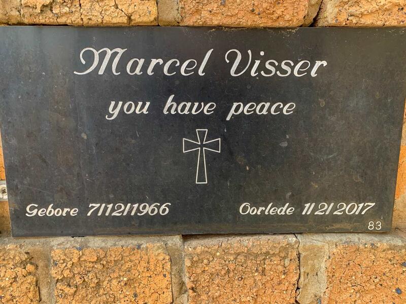 VISSER Marcel 1966-2017