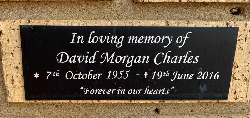 CHARLES David Morgan 1955-2016