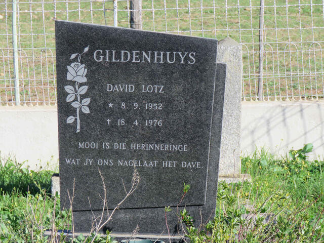 GILDENHUYS David Lotz 1952-1976
