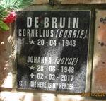 BRUIN Cornelius, de 1943-  & Johanna 1948-2017