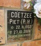 COETZEE P.H. 1932-2008
