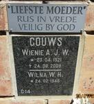 GOUWS A.J W. 1921-2008 :: GOUWS W.H. 1945-