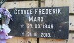 MARX George Frederik 1946-2018