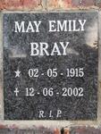 BRAY May Emily 1915-2002