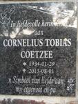 COETZEE Cornelius Tobias 1934-2013