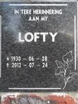 ? Lofty 1930-2012