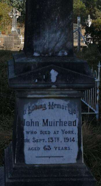 MUIRHEAD John -1914