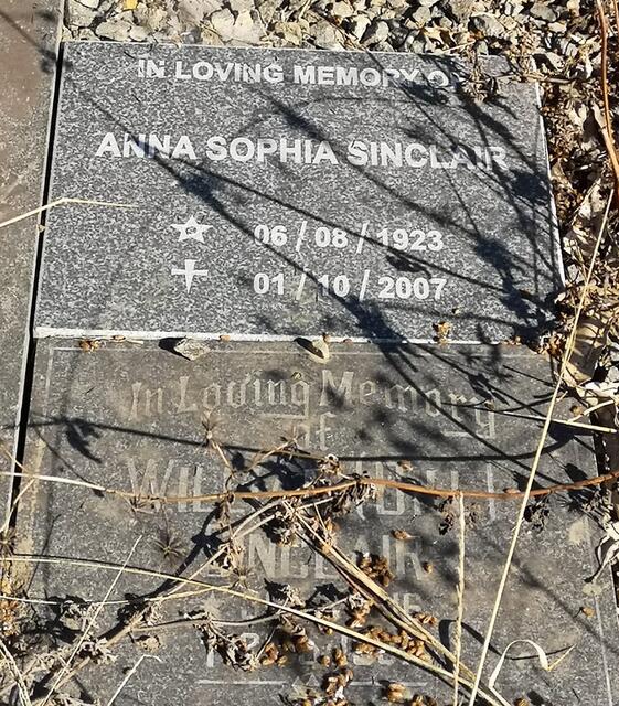 SINCLAIR William -1916-1997 & Anna Sophia 1923-2007